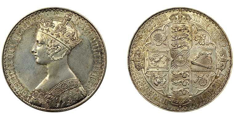 1 крона 1847 — Великобритания